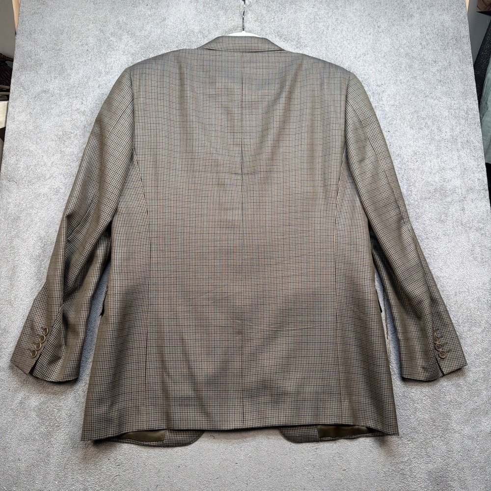 Canali Blazer 40R Silk Wool Brown Sport Coat Made in Italy - Picture 7 of 11
